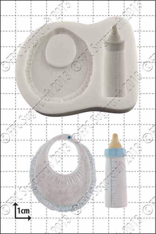 'Bib & Bottle' Silicone Mould